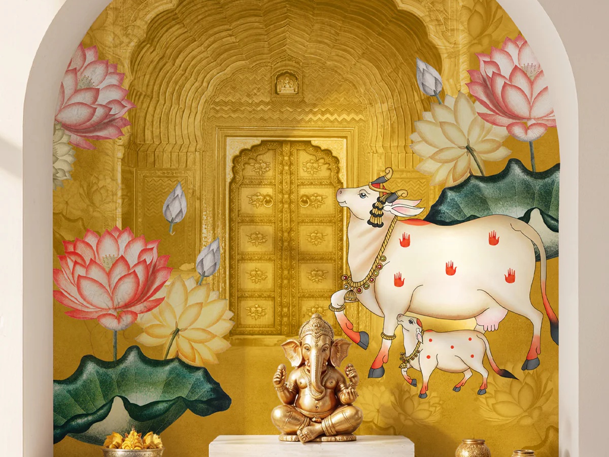 Pichwai Indian art wallpaper NCR Decor X
